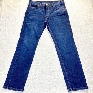 Levi's 541 Jeans Men's W38 Dark Blue Straight Leg Mid Rise Stretch Casual Denim